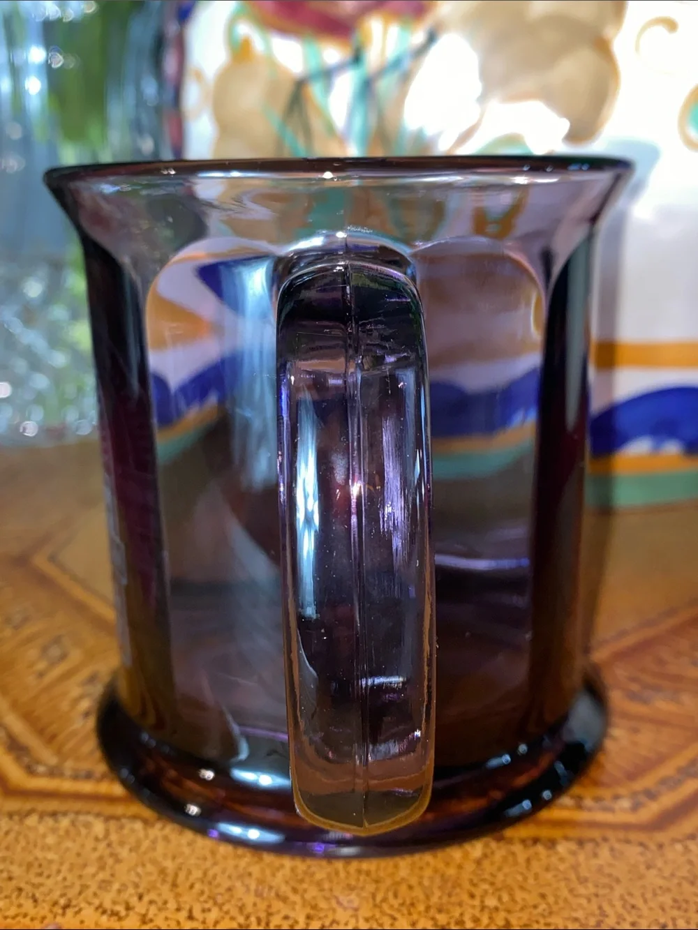 ACU Centennial Etched Glass Mug - Purple